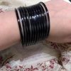 Glass Jelly Bangles Set