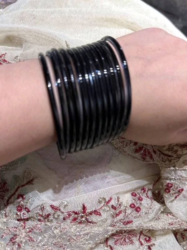 Glass Jelly Bangles Set