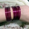 Glass Jelly Bangles Set