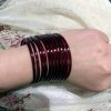 Glass Jelly Bangles Set