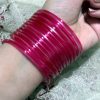 Glass Jelly Bangles Set