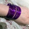 Glass Jelly Bangles Set