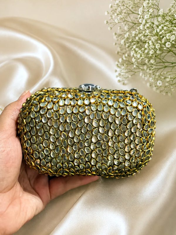 Luxury-Kundan-Embellished-Clutch Luxury Kundan Embellished Clutch